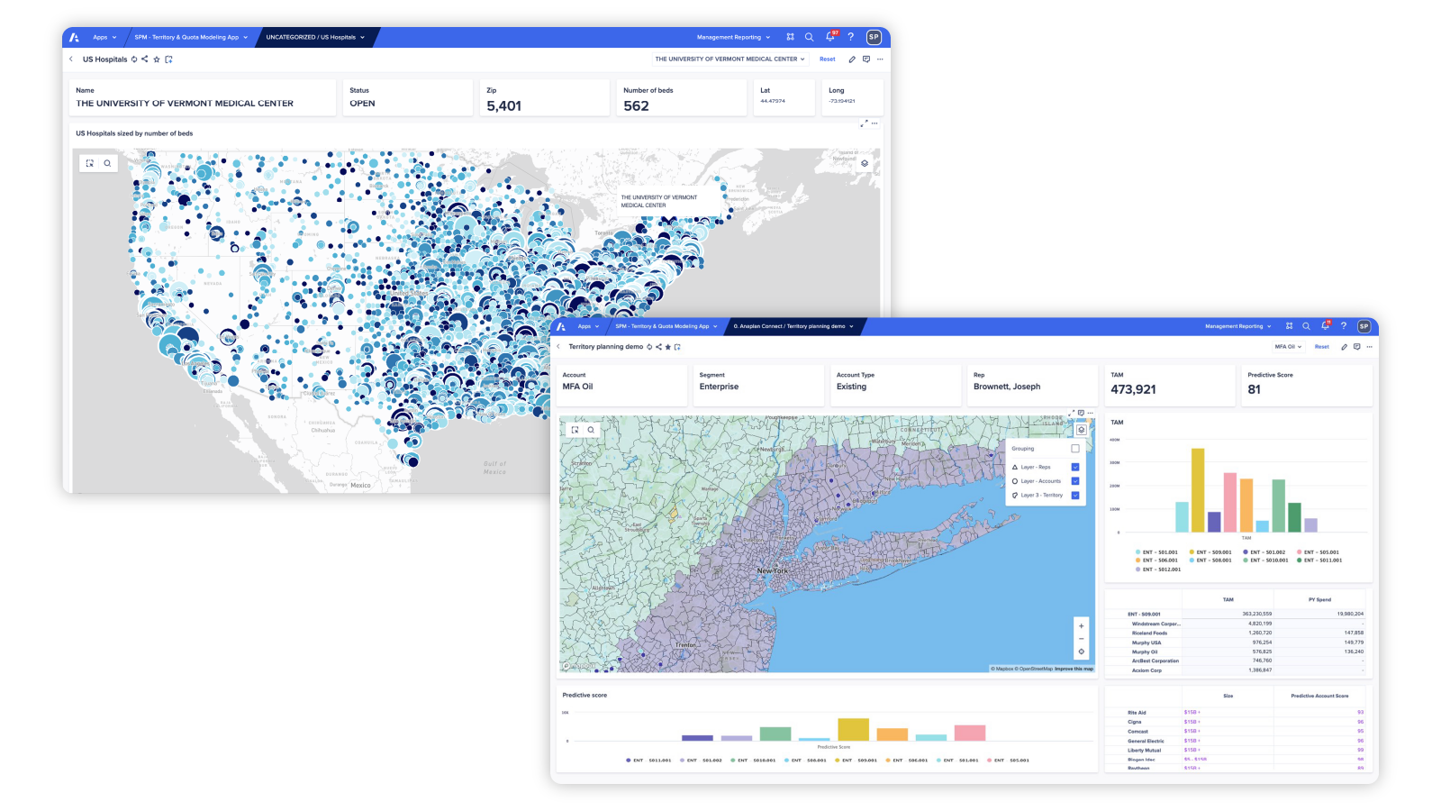 Anaplan Geo Mapping Product shot