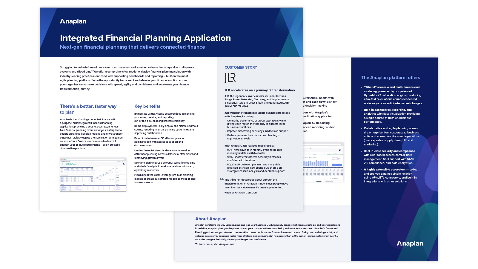 Integrated Financial Planning Application with Anaplan logo