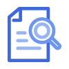 Document with a magnifying glass icon 4. Integration Capabilities icon 