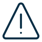 Caution Exclamation Point Icon Ink