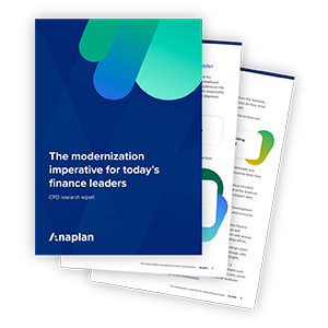 The modernization imperative for today’s finance leaders report