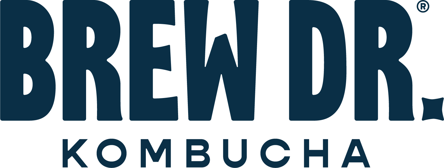 Brew Dr. Kombucha Dark Blue Logo