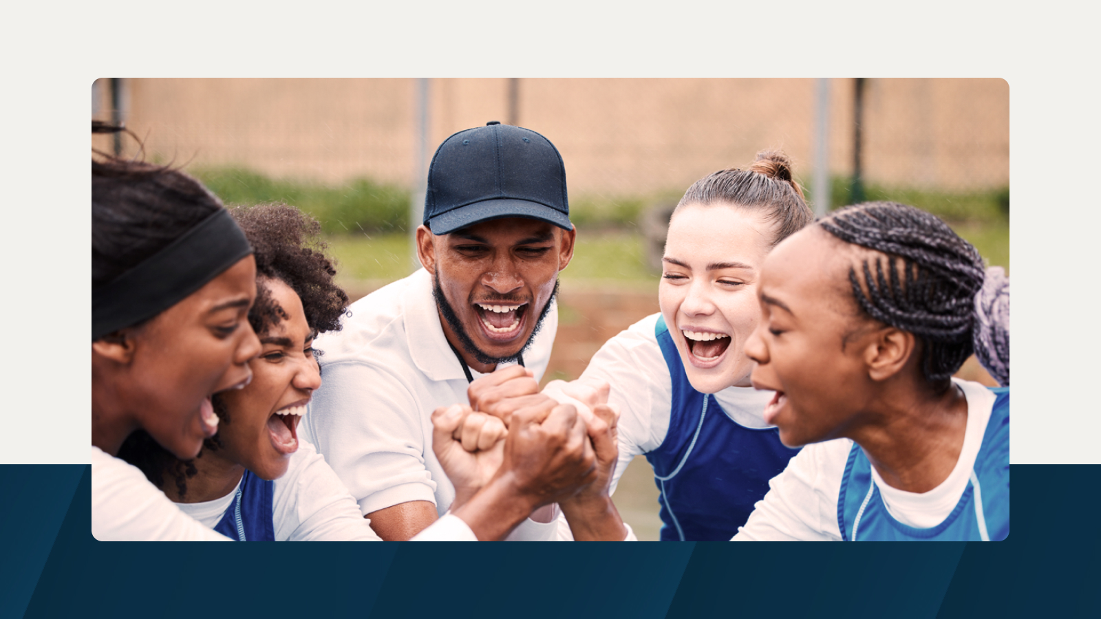 Anaplan solution brief on winning in the NIL era. The text highlights financial planning for collegiate athletics, with an image of a coach and athletes celebrating a victory.