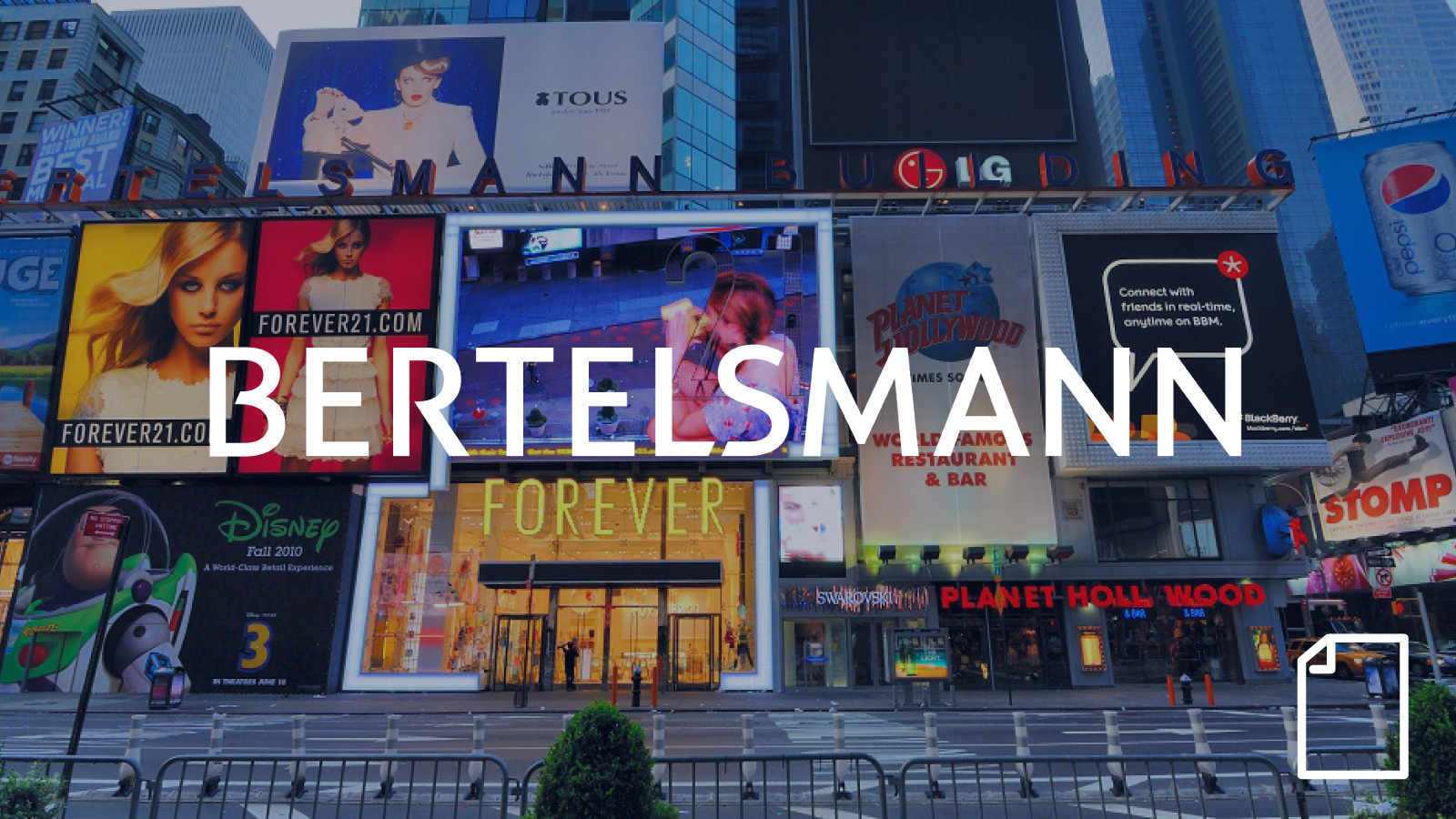 Bertelsmann Ad hoc reports delivered in minutes with Anaplan