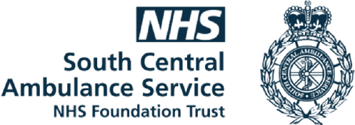 NHS South Central Ambulance Service Dark Blue Logo NHS South Central Ambulance Service Dark Blue Logo