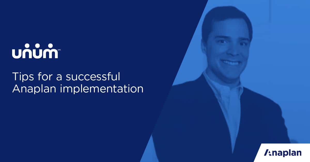 6 tips for a successful Anaplan implementation