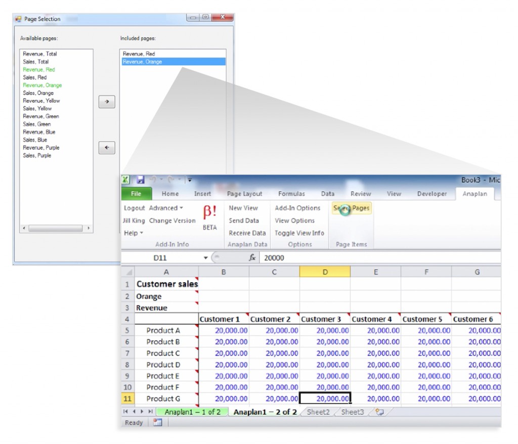 add in excel anaplan